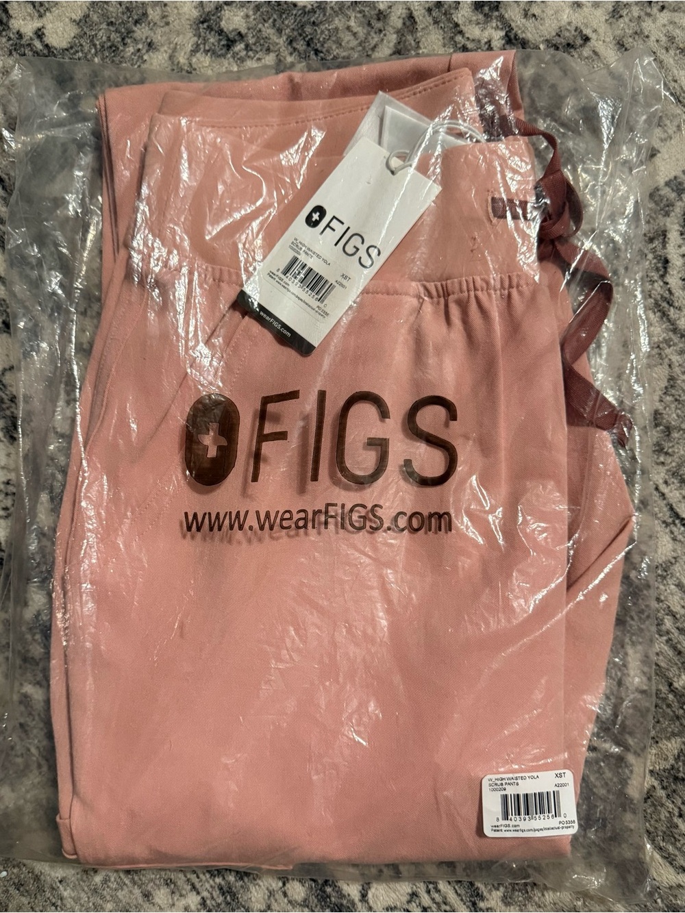 FIGS BNWT Pink Sand Scrub Pants